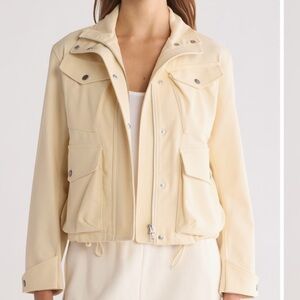 NWT Rag & Bone Ecru Trail Crop Jacket Sz M